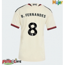 Camiseta Manchester United Bruno Fernandes #8 Tercera Equipación para mujer 2026-27 manga corta